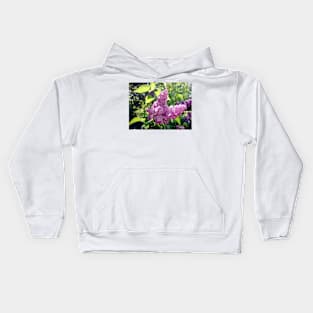 Lilacs bloom Kids Hoodie